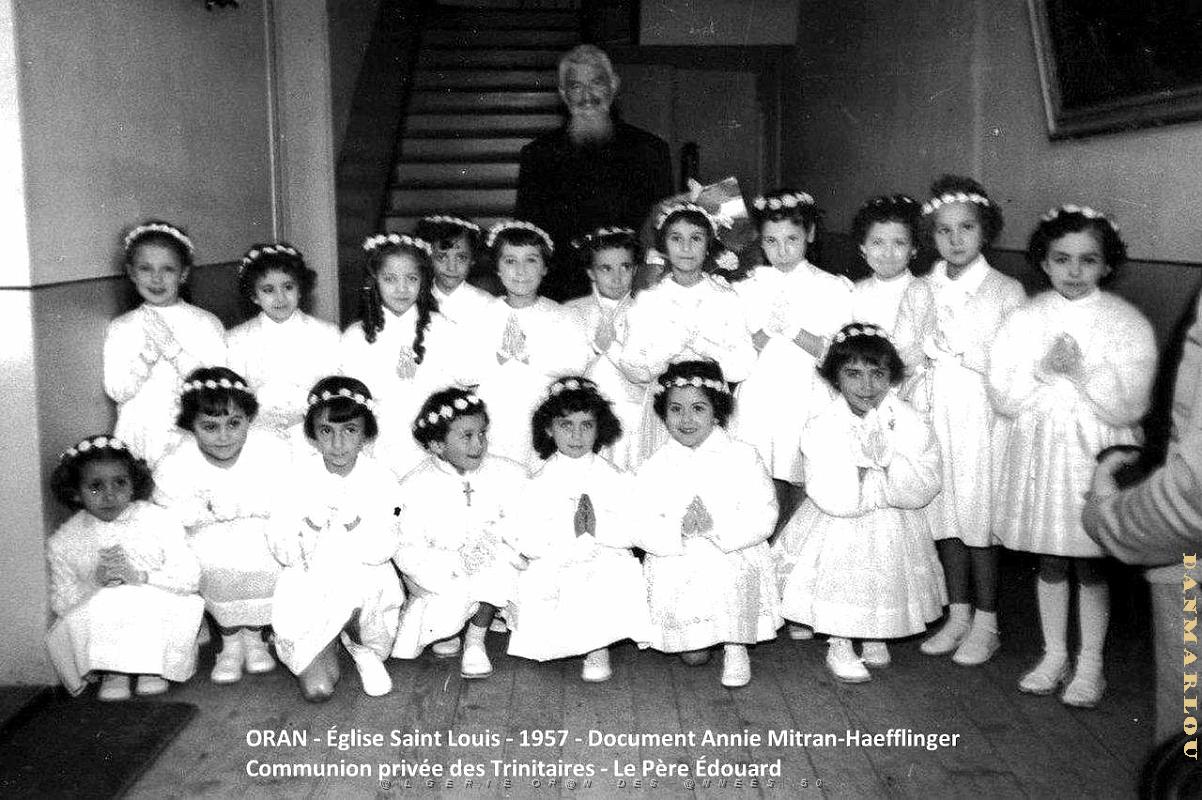 Oran - Eglise Saint-Louis - Communions privees - 1957.jpg